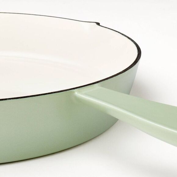Figmint - 12" Enamel Skillet Sage Green - Figmint Green - Picture 3 of 4
